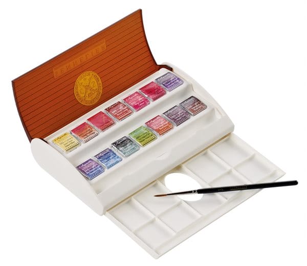 Caja 14 acuarelas viaje Sennelier